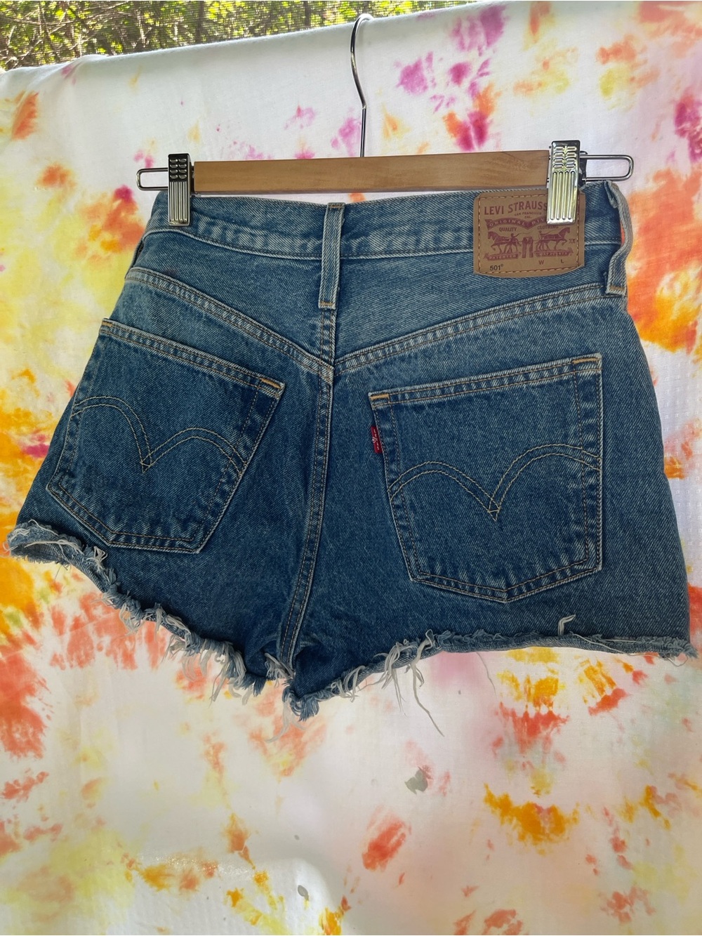 Levi’s Classic Blue Denim Cutoff Shorts - Women's